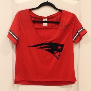 PINK VS Patriots V-Neck Fashion Jersey